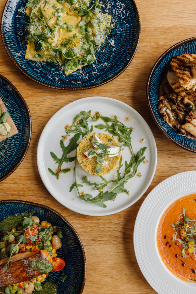 A selection of vibrant summer dishes.