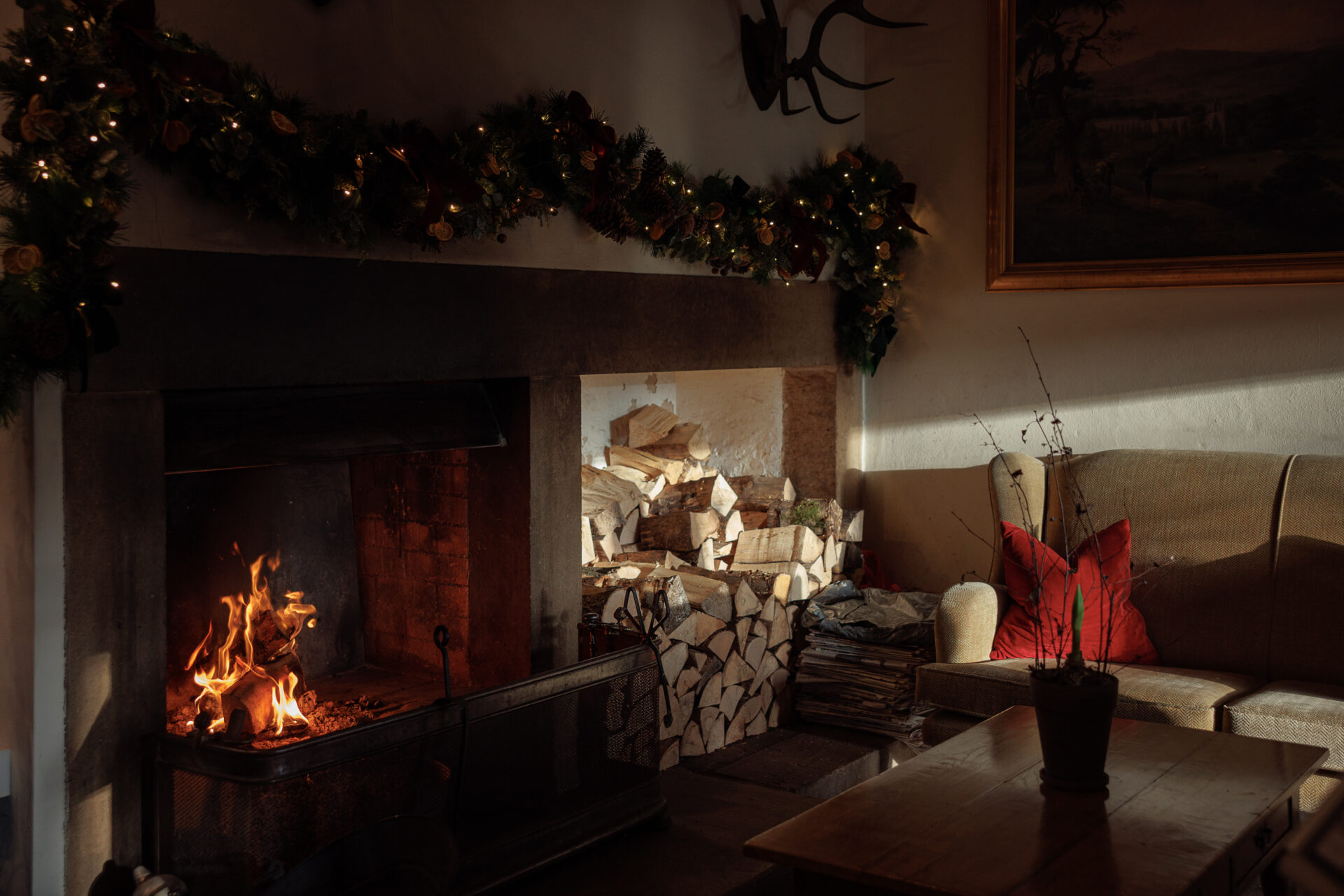 Open fire