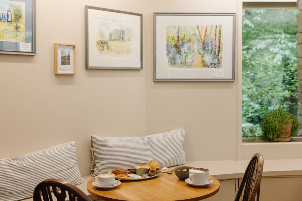 Coffee and breakfast at Strid Wood Tea Rooms
